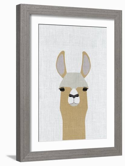 Llama-Annie Bailey Art-Framed Art Print