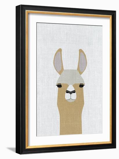 Llama-Annie Bailey Art-Framed Art Print