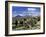 Llamas Grazing in Sajama National Park with the Twins, the Volcanoes of Parinacota and Pomerata in-Mark Chivers-Framed Photographic Print