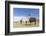 Llamas (Lama glama), feeding near Coqueza, a small town near the Thunupa Volcano, Salar de Uyuni-Michael Nolan-Framed Photographic Print