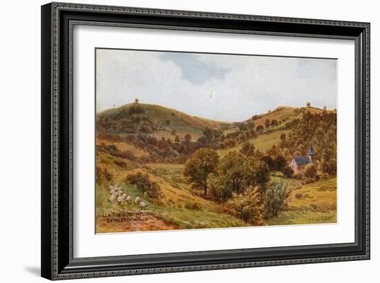 Llandrindod Wells, Cefnllys Church-Alfred Robert Quinton-Framed Giclee Print