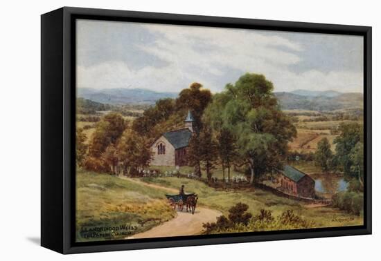 Llandrindod Wells, the Parish Church-Alfred Robert Quinton-Framed Premier Image Canvas
