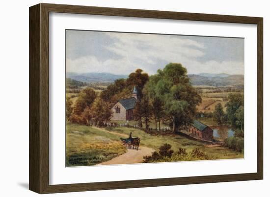 Llandrindod Wells, the Parish Church-Alfred Robert Quinton-Framed Giclee Print