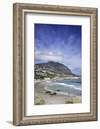 Llandudno Cove Beach Marked by Granite Boulders, Atlantic Ocean, Between Camp's Bay and Hout Bay-Kimberly Walker-Framed Photographic Print