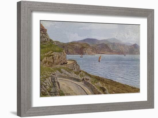 Llandudno, Marine Drive and Welsh Mountains-Alfred Robert Quinton-Framed Giclee Print