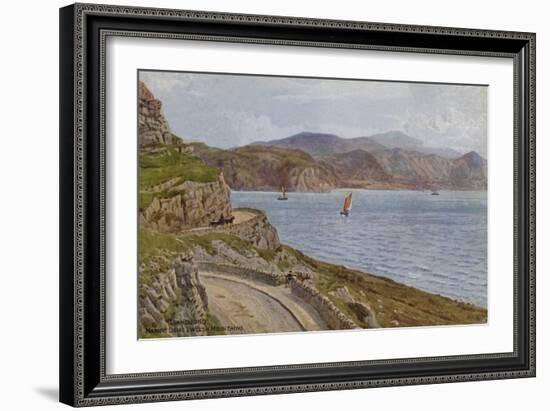 Llandudno, Marine Drive and Welsh Mountains-Alfred Robert Quinton-Framed Giclee Print