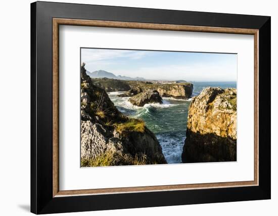 Llanes Coast, Asturias, Spain-Carlos Sanchez Pereyra-Framed Photographic Print