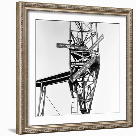 Llanfairpwllgwyngyllgogerychwyrndrobwllllantysiliogogogoch 1964-Ron Harding-Framed Photographic Print