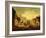 Llangollen (Oil on Canvas)-Julius Caesar Ibbetson-Framed Giclee Print