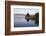 Llangorse Lake and Crannog Island in Morning Mist-Stuart Black-Framed Photographic Print