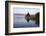 Llangorse Lake and Crannog Island in Morning Mist-Stuart Black-Framed Photographic Print