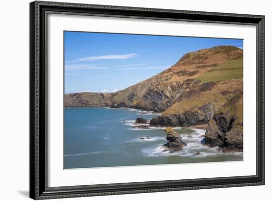 Llangrannog Beach, Ceridigion (Cardigan), West Wales, Wales, United Kingdom, Europe-Billy Stock-Framed Photographic Print