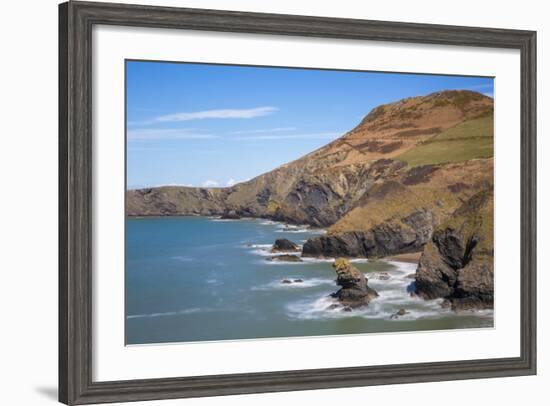 Llangrannog Beach, Ceridigion (Cardigan), West Wales, Wales, United Kingdom, Europe-Billy Stock-Framed Photographic Print