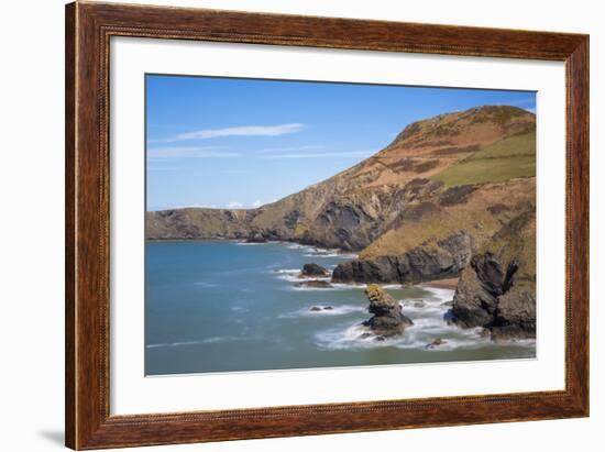 Llangrannog Beach, Ceridigion (Cardigan), West Wales, Wales, United Kingdom, Europe-Billy Stock-Framed Photographic Print