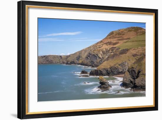 Llangrannog Beach, Ceridigion (Cardigan), West Wales, Wales, United Kingdom, Europe-Billy Stock-Framed Photographic Print