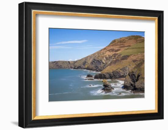 Llangrannog Beach, Ceridigion (Cardigan), West Wales, Wales, United Kingdom, Europe-Billy Stock-Framed Photographic Print