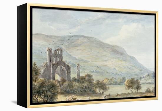 Llanthony Abbey, Monmouthshire-Paul Sandby-Framed Premier Image Canvas