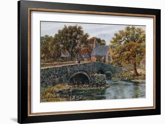 Llanystrumwdy Bridge, Nr. Criccieth-Alfred Robert Quinton-Framed Giclee Print