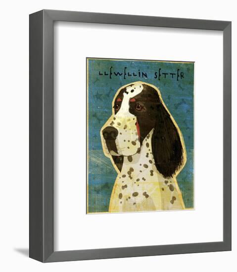 Llewellin Setter-John Golden-Framed Giclee Print