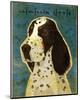 Llewellin Setter-John W^ Golden-Mounted Art Print