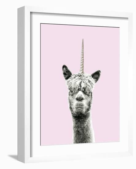 Lllama-Corn - Flourish-Bill Philip-Framed Art Print