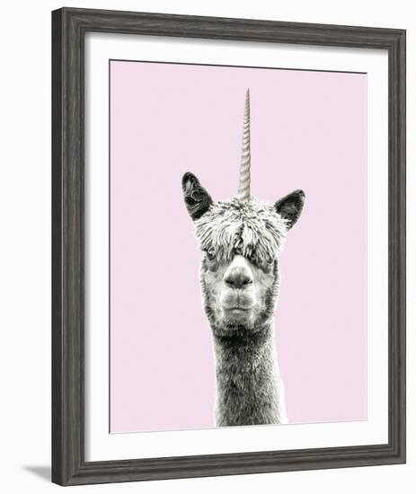 Lllama-Corn-Bill Philip-Framed Giclee Print