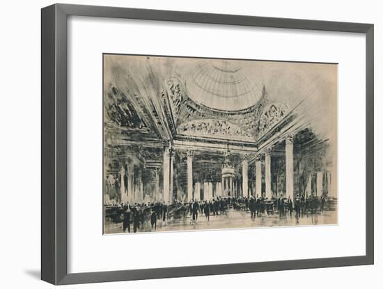 'Lloyd's New Building: The Underwriting Room', 1928-Unknown-Framed Giclee Print