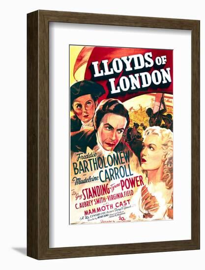 Lloyd's of London - Movie Poster Reproduction-null-Framed Photo