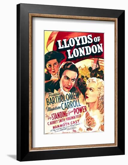 Lloyd's of London - Movie Poster Reproduction-null-Framed Photo