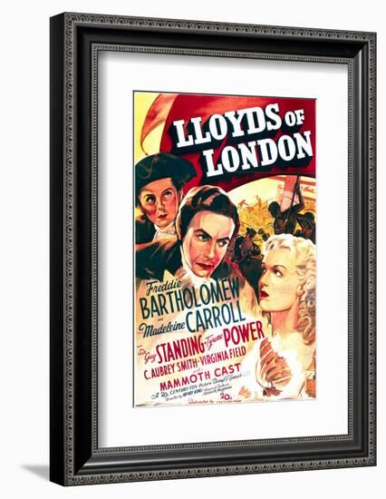 Lloyd's of London - Movie Poster Reproduction-null-Framed Photo