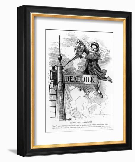 Lloyd the Lubricator, from Punch Magazine, November 13, 1907-null-Framed Giclee Print