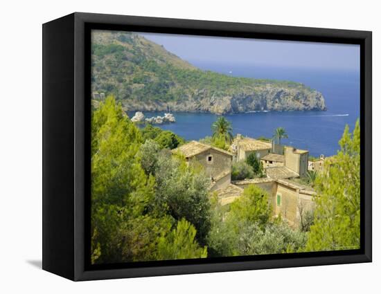 Lluch Alcari, Where Picasso Once Lived, on the Northwest Coast of the Island, Balearic Islands-Kathy Collins-Framed Premier Image Canvas