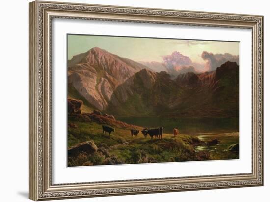 Llyn Idwal, North Wales-Sidney Richard Percy-Framed Giclee Print