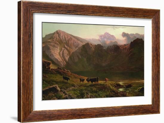 Llyn Idwal, North Wales-Sidney Richard Percy-Framed Giclee Print