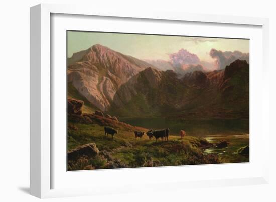 Llyn Idwal, North Wales-Sidney Richard Percy-Framed Giclee Print