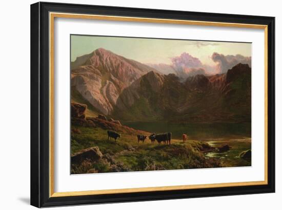 Llyn Idwal, North Wales-Sidney Richard Percy-Framed Giclee Print