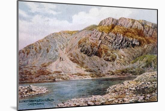 Llyn-Y-Gader and Foxes' Path, Cader Idris-Alfred Robert Quinton-Mounted Giclee Print