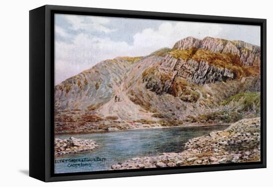 Llyn-Y-Gader and Foxes' Path, Cader Idris-Alfred Robert Quinton-Framed Premier Image Canvas