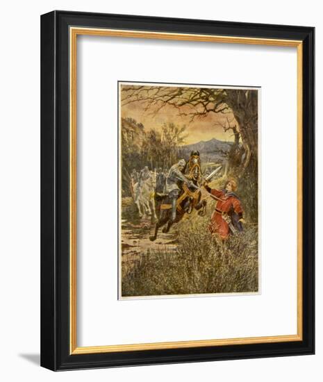 Llywelyn Ap Gruffudd-null-Framed Art Print