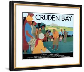 LNER, Cruden Bay, c.1930-Tom Purvis-Framed Giclee Print