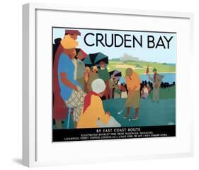 LNER, Cruden Bay, c.1930-Tom Purvis-Framed Giclee Print