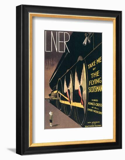 LNER, Take Me By the Flying Scotsman-A^ R^ Thomson-Framed Art Print