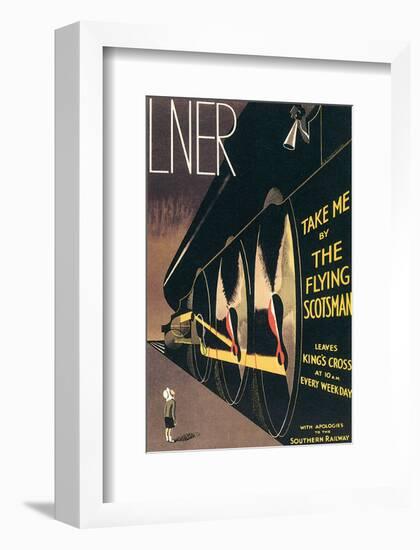 LNER, Take Me By the Flying Scotsman-A^ R^ Thomson-Framed Art Print