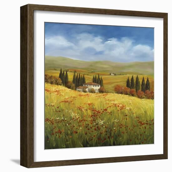 Lo Splendor De La Toscana-Tim Howe-Framed Giclee Print