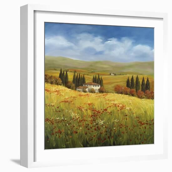 Lo Splendor De La Toscana-Tim Howe-Framed Giclee Print