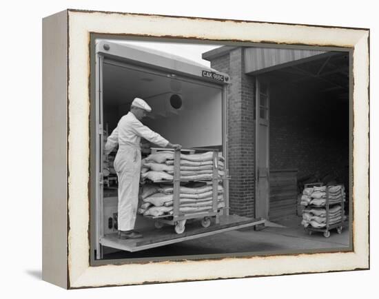 Loading Area at the Danish Bacon Company, Kilnhurst, South Yorkshire, 1968-Michael Walters-Framed Premier Image Canvas