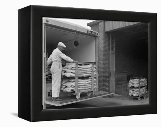 Loading Area at the Danish Bacon Company, Kilnhurst, South Yorkshire, 1968-Michael Walters-Framed Premier Image Canvas