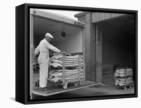 Loading Area at the Danish Bacon Company, Kilnhurst, South Yorkshire, 1968-Michael Walters-Framed Premier Image Canvas