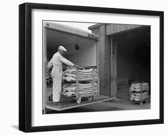 Loading Area at the Danish Bacon Company, Kilnhurst, South Yorkshire, 1968-Michael Walters-Framed Photographic Print