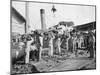Loading Bananas, Port Antonio, Jamaica, C1905-Adolphe & Son Duperly-Mounted Giclee Print